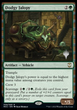 Dodgy Jalopy (Promo Pack) [Streets of New Capenna Commander Promos] | Galaxy Games LLC