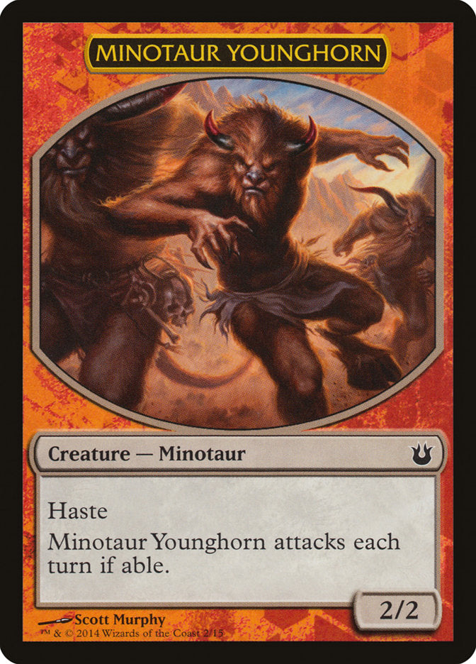 Minotaur Younghorn [Born of the Gods Battle the Horde] | Galaxy Games LLC