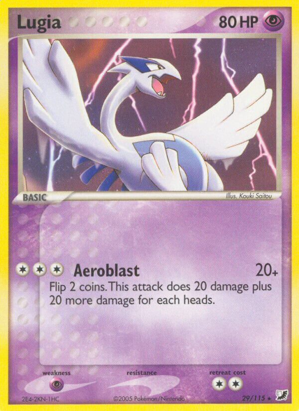 Lugia (29/115) (Theme Deck Exclusive) [EX: Unseen Forces] | Galaxy Games LLC