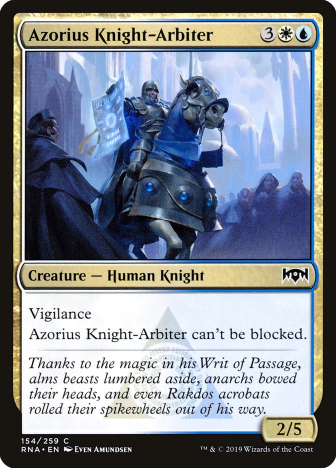 Azorius Knight-Arbiter [Ravnica Allegiance] | Galaxy Games LLC