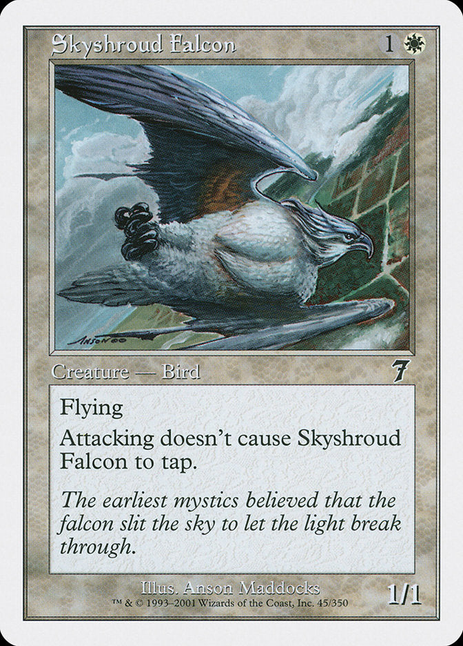 Skyshroud Falcon [Seventh Edition] | Galaxy Games LLC