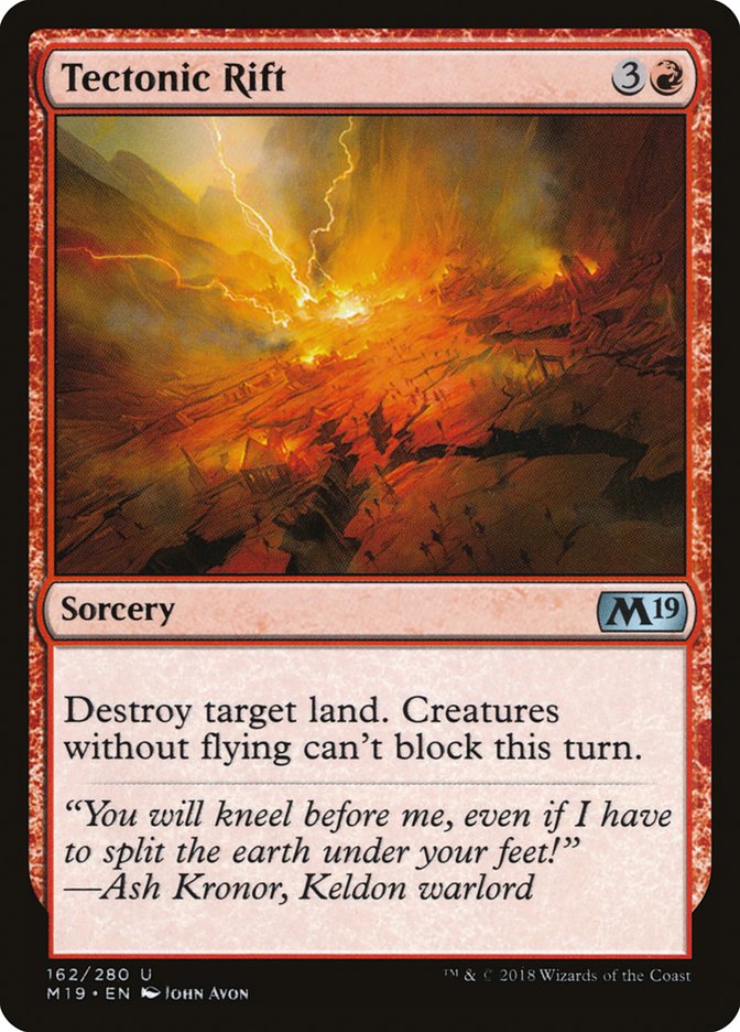 Tectonic Rift [Core Set 2019] | Galaxy Games LLC