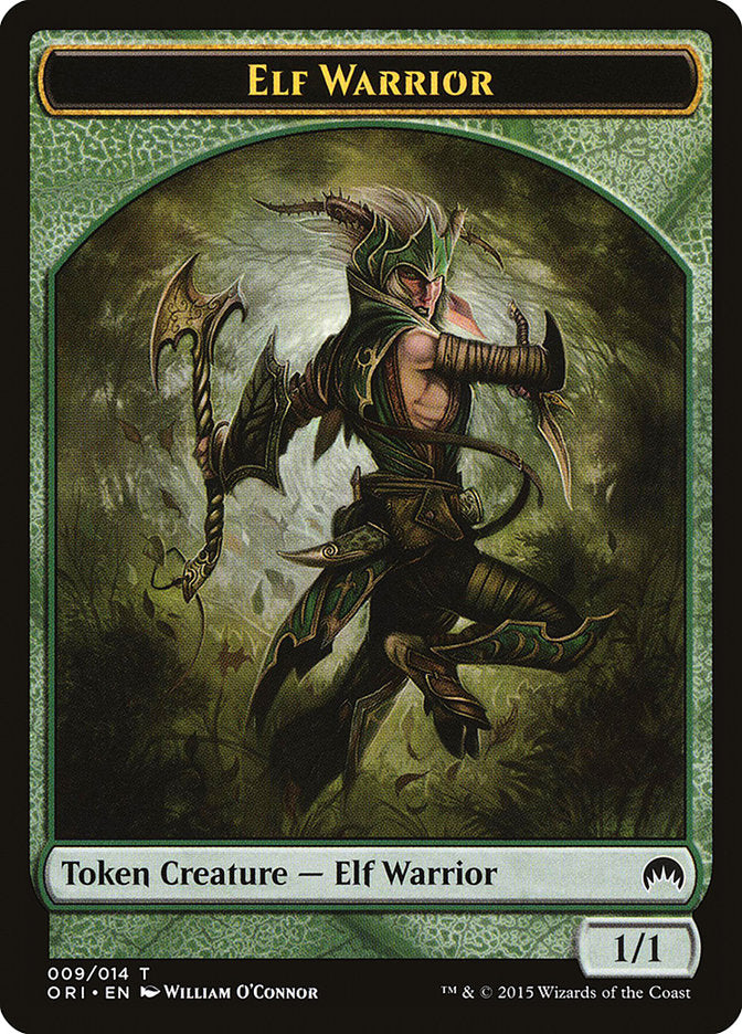 Elf Warrior Token [Magic Origins Tokens] | Galaxy Games LLC