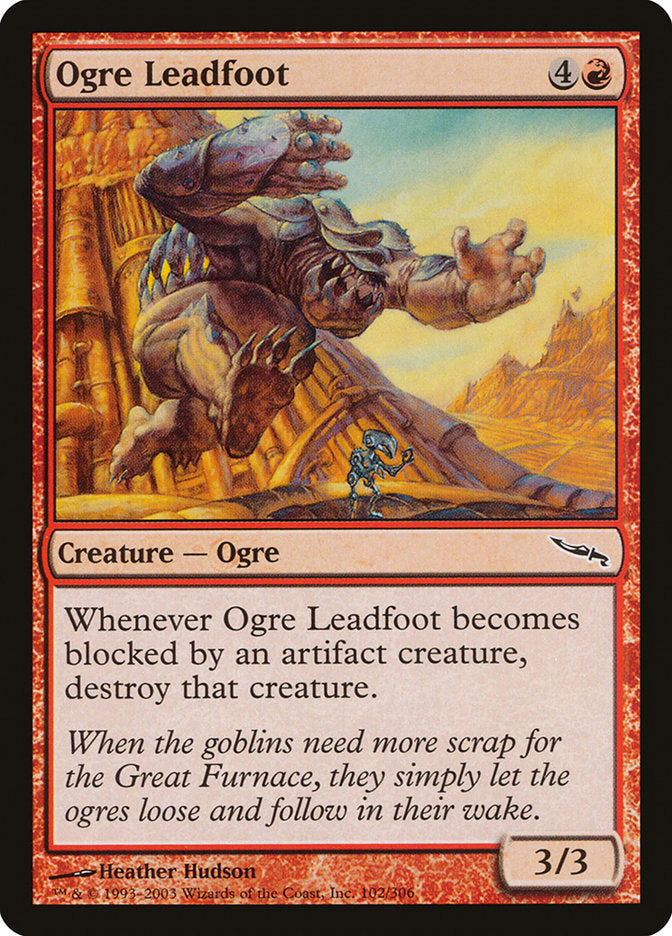 Ogre Leadfoot [Mirrodin] | Galaxy Games LLC