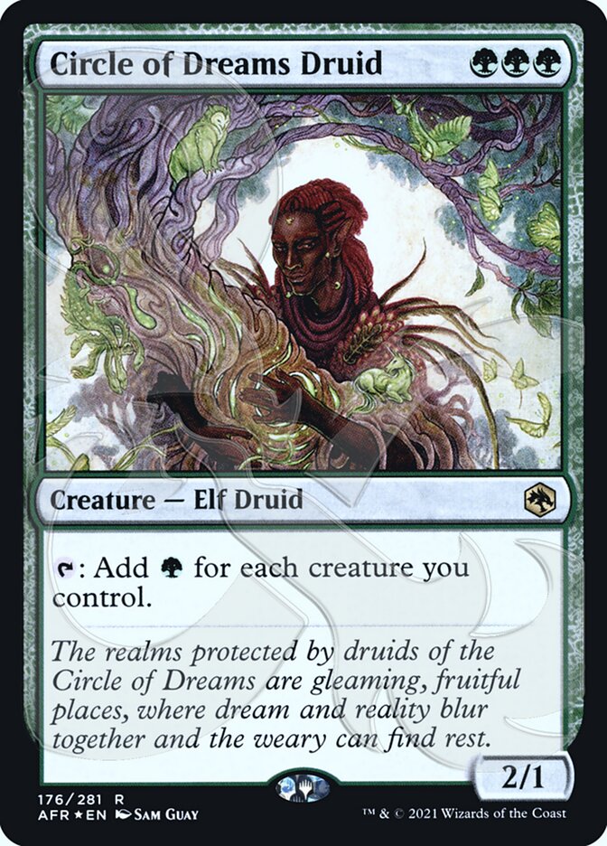 Circle of Dreams Druid (Ampersand Promo) [Dungeons & Dragons: Adventures in the Forgotten Realms Promos] | Galaxy Games LLC