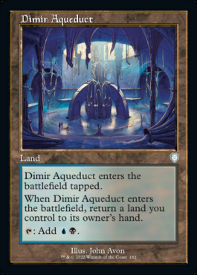 Dimir Aqueduct (Retro) [The Brothers' War Commander] | Galaxy Games LLC