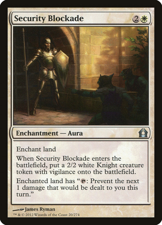 Security Blockade [Return to Ravnica] | Galaxy Games LLC