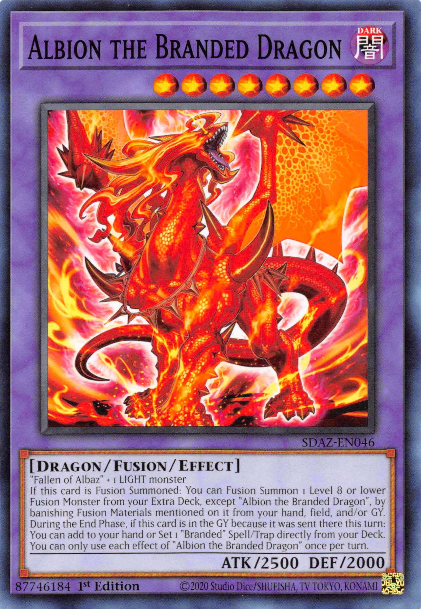 Albion the Branded Dragon [SDAZ-EN046] Common | Galaxy Games LLC
