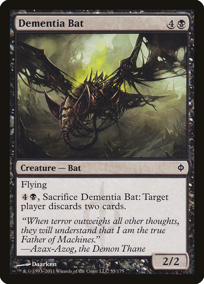 Dementia Bat [New Phyrexia] | Galaxy Games LLC