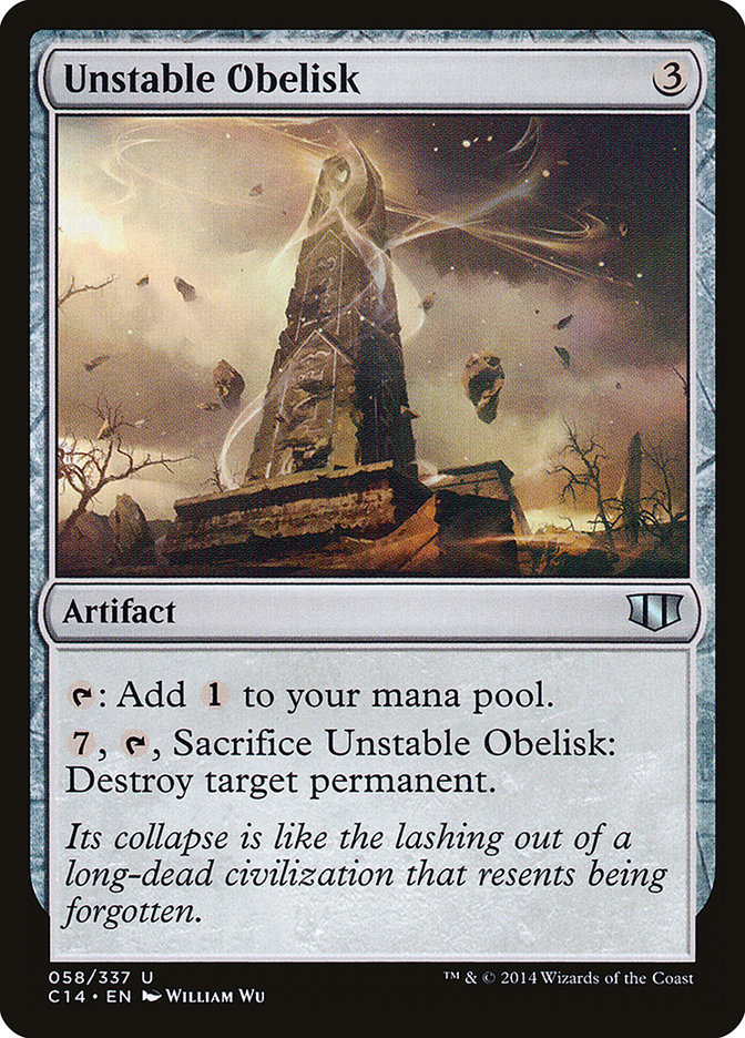 Unstable Obelisk [Commander 2014] | Galaxy Games LLC