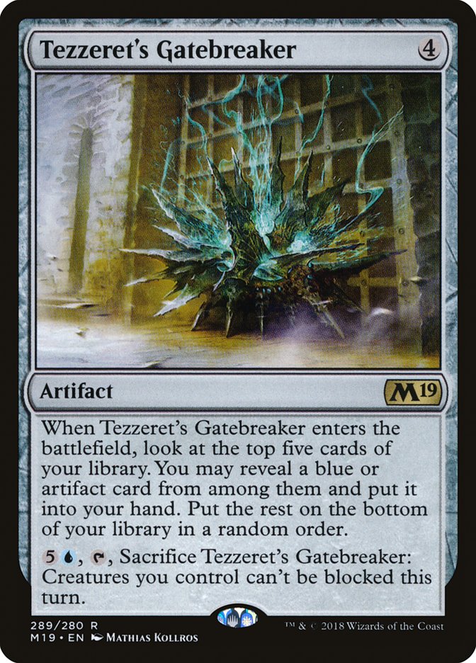 Tezzeret's Gatebreaker [Core Set 2019] | Galaxy Games LLC