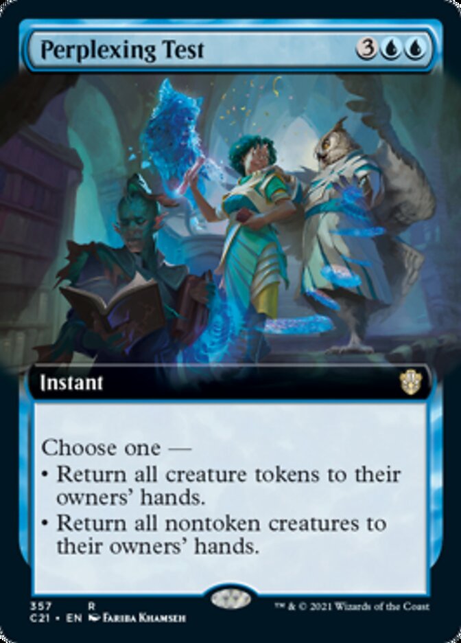 Perplexing Test (Extended Art) [Commander 2021] | Galaxy Games LLC