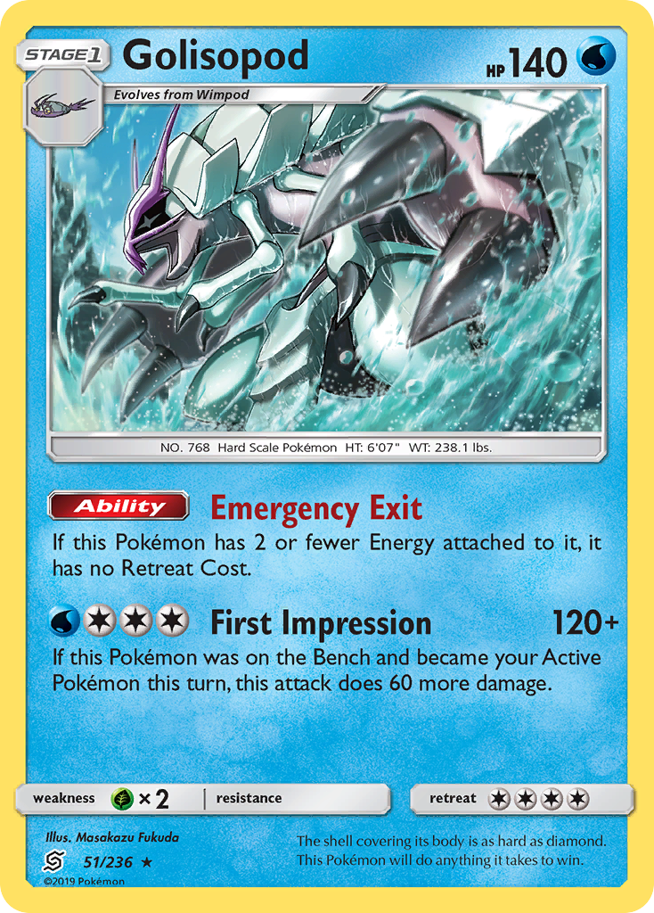 Golisopod (51/236) [Sun & Moon: Unified Minds] | Galaxy Games LLC