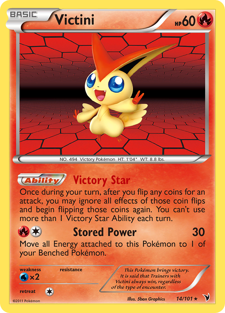 Victini (14/101) [Black & White: Noble Victories] | Galaxy Games LLC