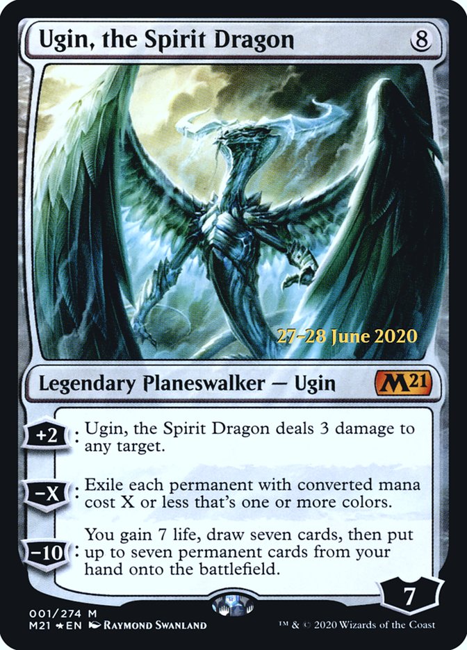 Ugin, the Spirit Dragon [Core Set 2021 Prerelease Promos] | Galaxy Games LLC