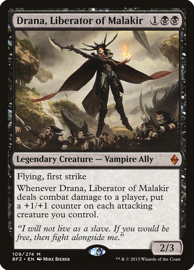 Drana, Liberator of Malakir [Battle for Zendikar] | Galaxy Games LLC