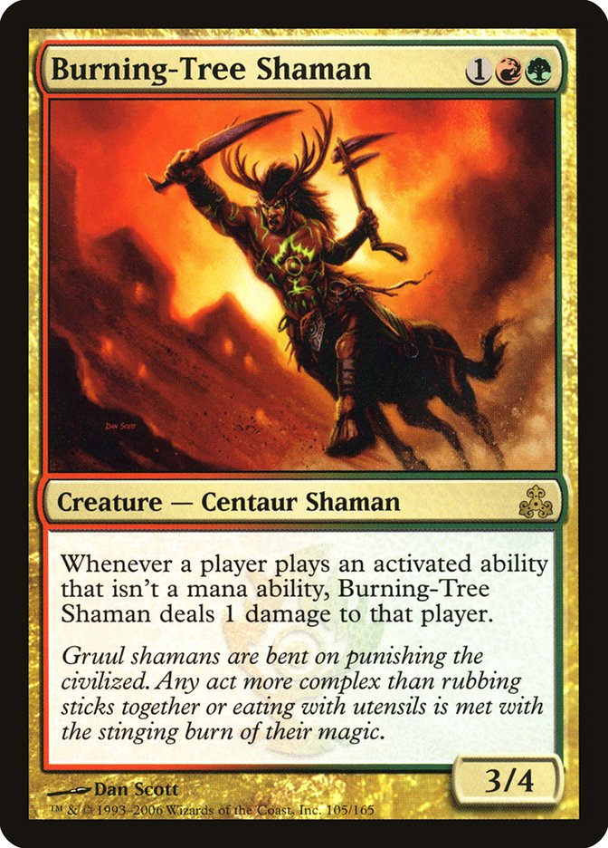 Burning-Tree Shaman [Guildpact] | Galaxy Games LLC