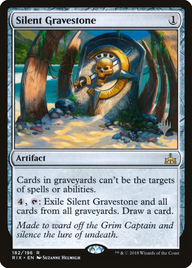 Silent Gravestone (Promo Pack) [Rivals of Ixalan Promos] | Galaxy Games LLC