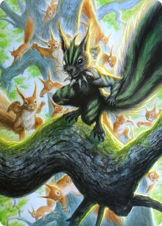 Chatterfang, Squirrel General Art Card (67) [Modern Horizons 2 Art Series] | Galaxy Games LLC
