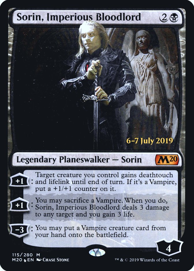 Sorin, Imperious Bloodlord [Core Set 2020 Prerelease Promos] | Galaxy Games LLC