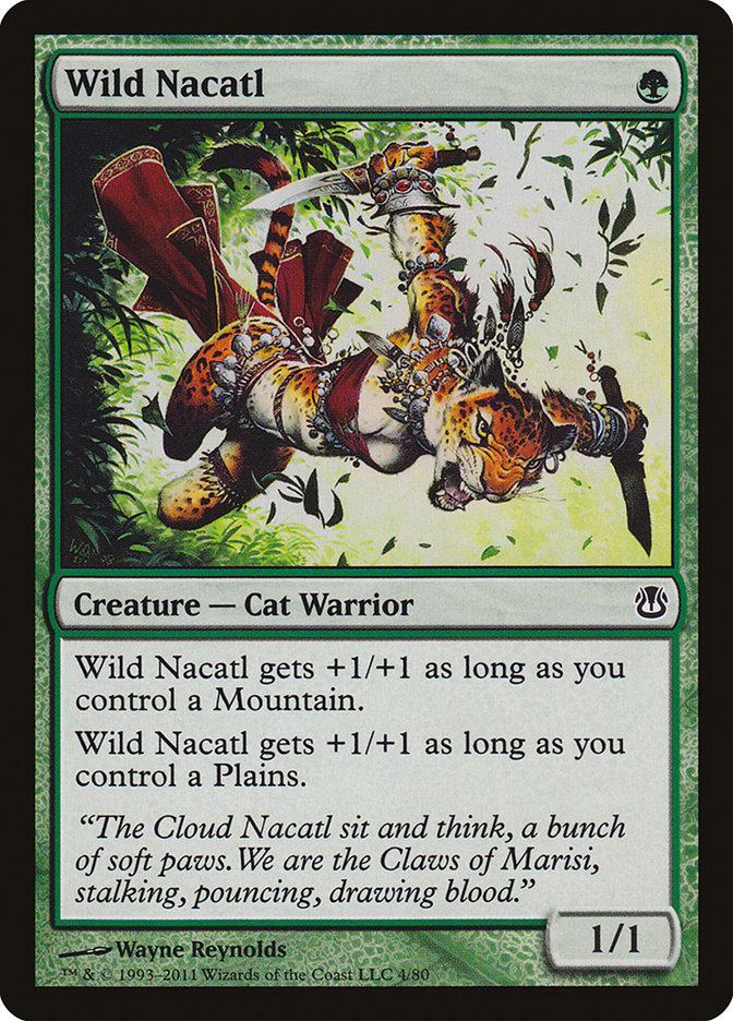 Wild Nacatl [Duel Decks: Ajani vs. Nicol Bolas] | Galaxy Games LLC