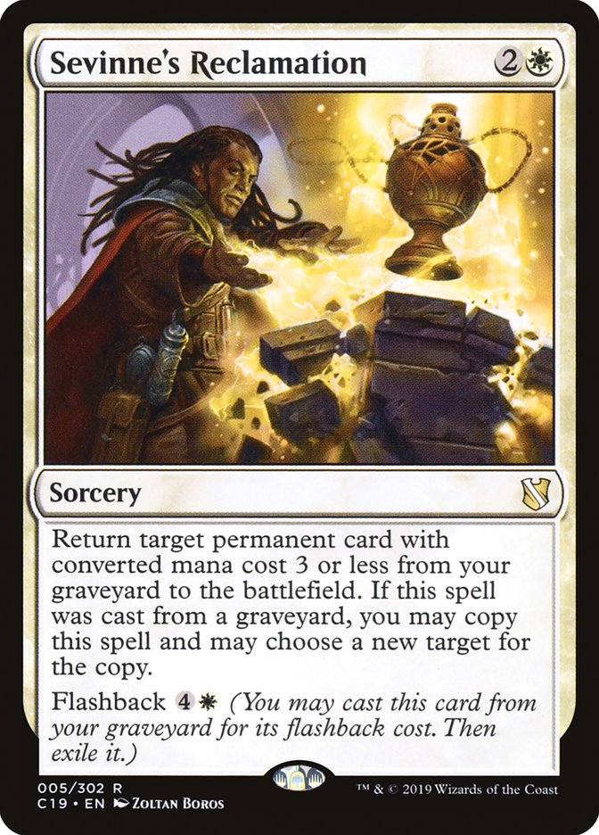 Sevinne's Reclamation [Commander 2019] | Galaxy Games LLC