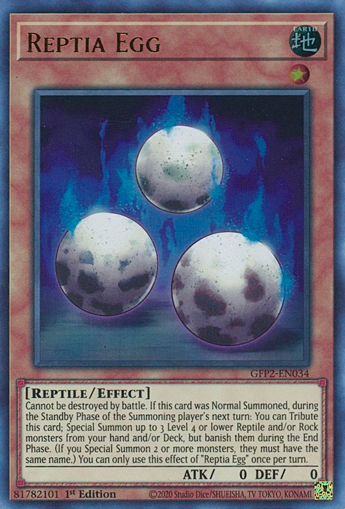 Reptia Egg [GFP2-EN034] Ultra Rare | Galaxy Games LLC