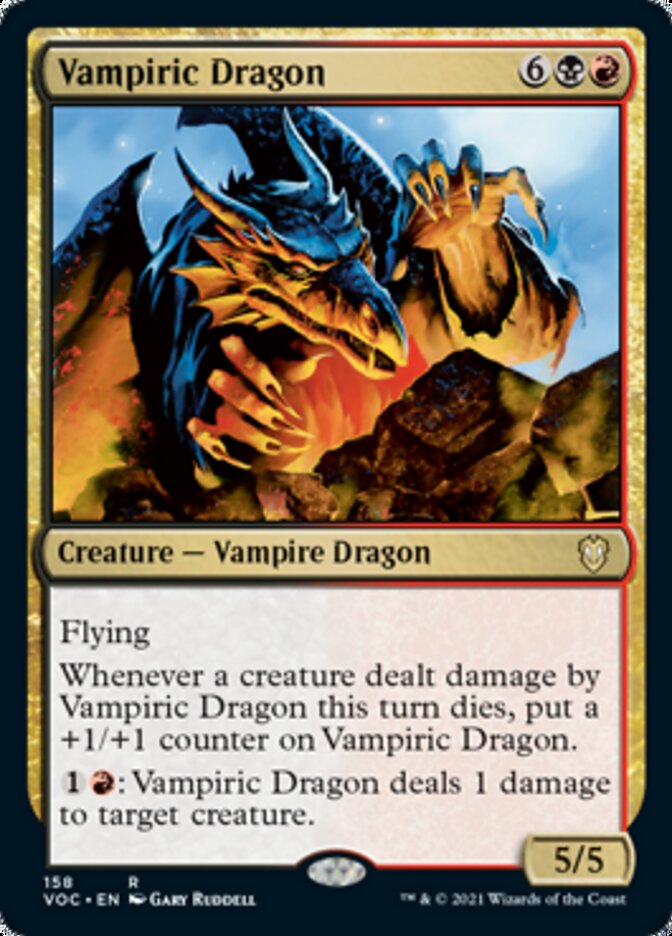 Vampiric Dragon [Innistrad: Crimson Vow Commander] | Galaxy Games LLC