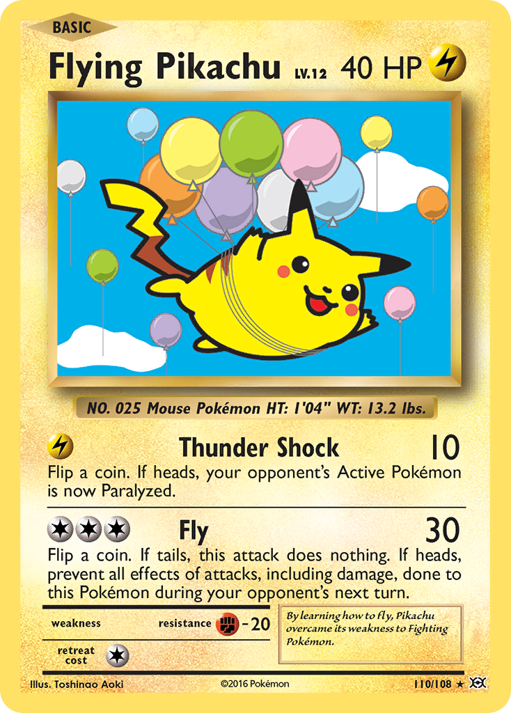 Flying Pikachu (110/108) [XY: Evolutions] | Galaxy Games LLC