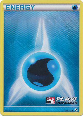 Water Energy (107/114) (Play Pokemon Promo) [Black & White: Base Set] | Galaxy Games LLC