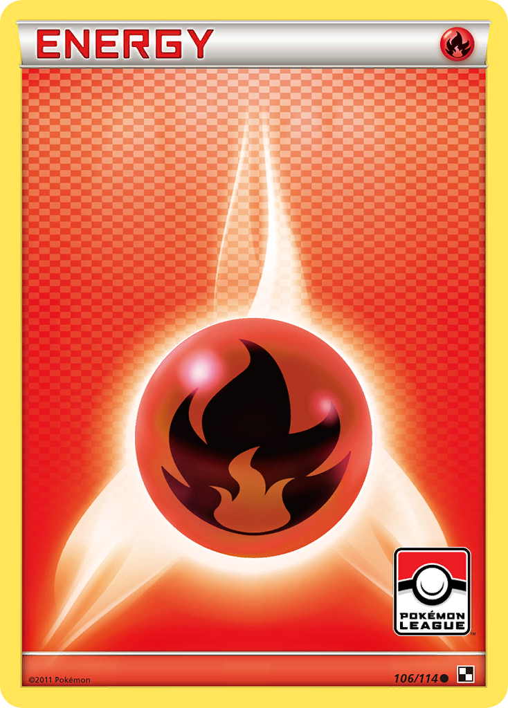 Fire Energy (106/114) [Black & White: Base Set] | Galaxy Games LLC