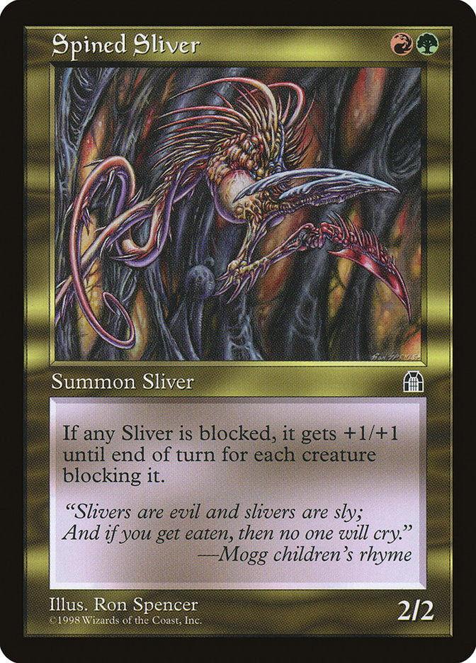 Spined Sliver [Stronghold] | Galaxy Games LLC