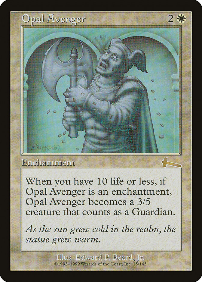 Opal Avenger [Urza's Legacy] | Galaxy Games LLC