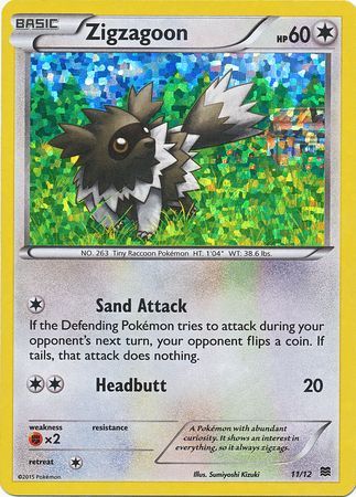 Zigzagoon (11/12) [McDonald's Promos: 2015 Collection] | Galaxy Games LLC