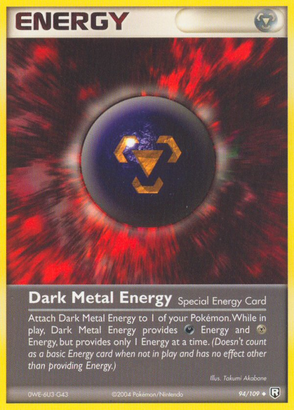 Dark Metal Energy (94/109) [EX: Team Rocket Returns] | Galaxy Games LLC