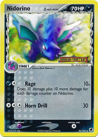 Nidorino (35/101) (Delta Species) (Stamped) [EX: Dragon Frontiers] | Galaxy Games LLC