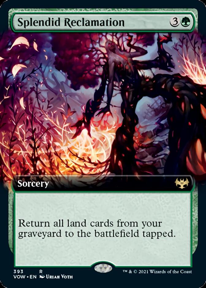 Splendid Reclamation (Extended Art) [Innistrad: Crimson Vow] | Galaxy Games LLC