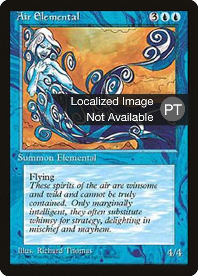 Air Elemental [Fourth Edition (Foreign Black Border)] | Galaxy Games LLC