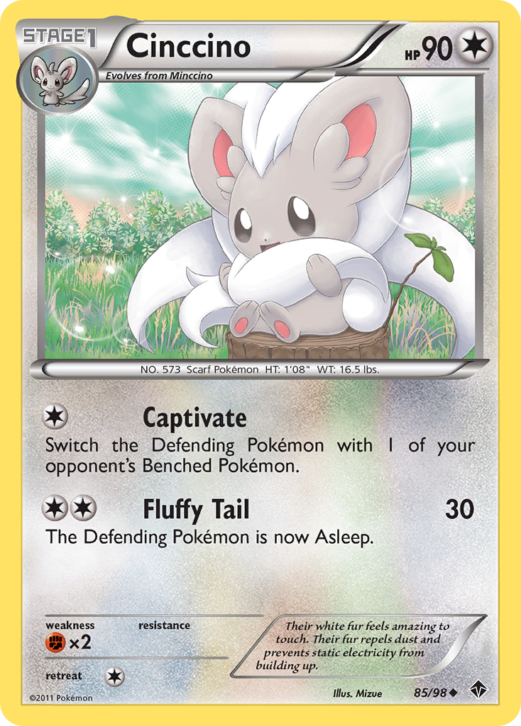 Cinccino (85/98) [Black & White: Emerging Powers] | Galaxy Games LLC