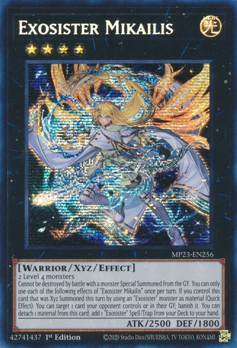 Exosister Mikailis [MP23-EN256] Prismatic Secret Rare | Galaxy Games LLC