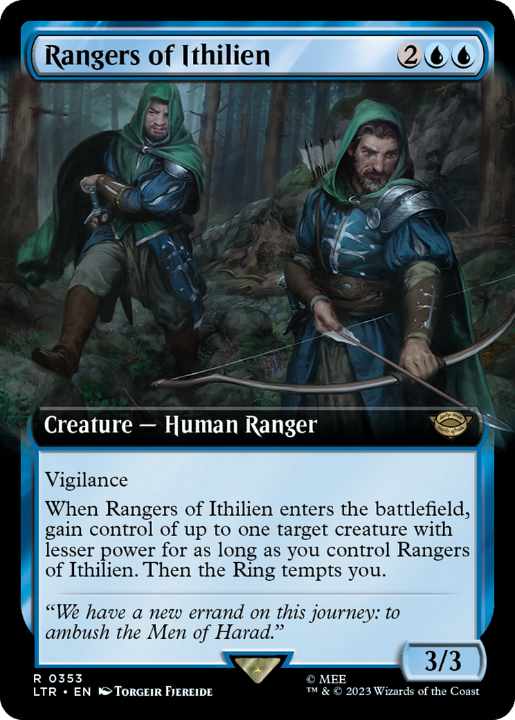 Rangers of Ithilien (Extended Art) [The Lord of the Rings: Tales of Middle-Earth] | Galaxy Games LLC
