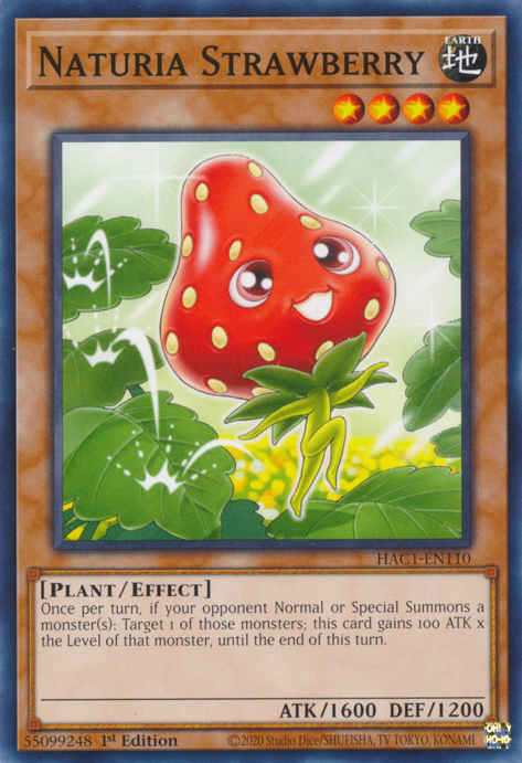 Naturia Strawberry [HAC1-EN110] Common | Galaxy Games LLC