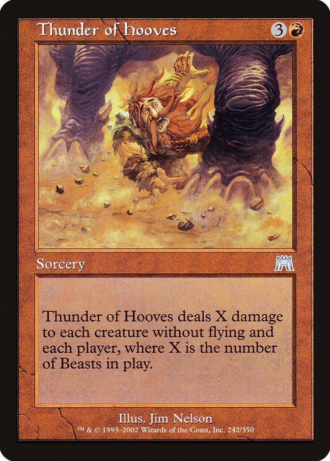 Thunder of Hooves [Onslaught] | Galaxy Games LLC