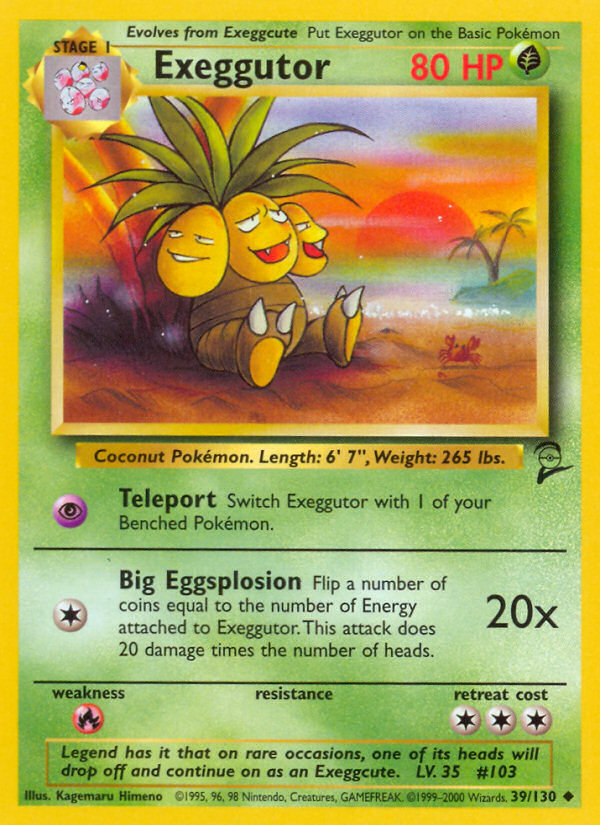 Exeggutor (39/130) [Base Set 2] | Galaxy Games LLC