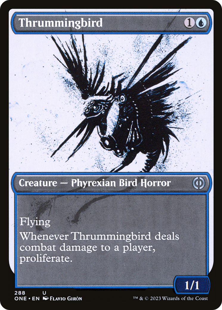 Thrummingbird (Showcase Ichor) [Phyrexia: All Will Be One] | Galaxy Games LLC