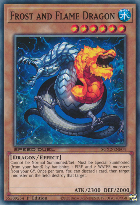 Frost and Flame Dragon [SGX2-ENE04] Common | Galaxy Games LLC