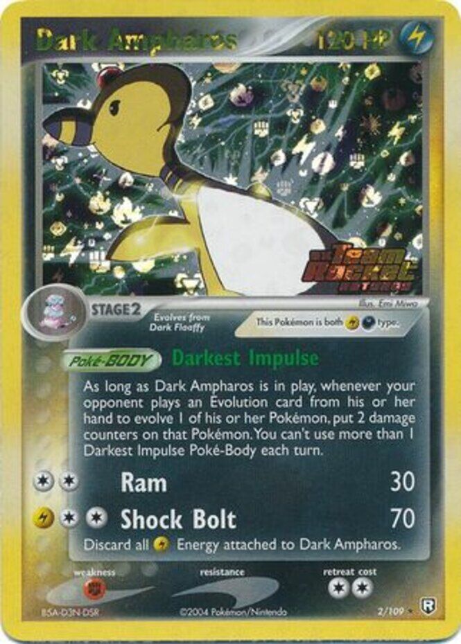 Dark Ampharos (2/109) (Stamped) [EX: Team Rocket Returns] | Galaxy Games LLC