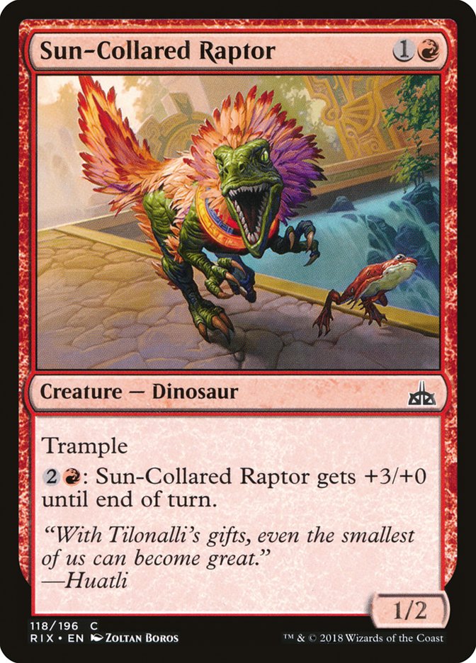 Sun-Collared Raptor [Rivals of Ixalan] | Galaxy Games LLC