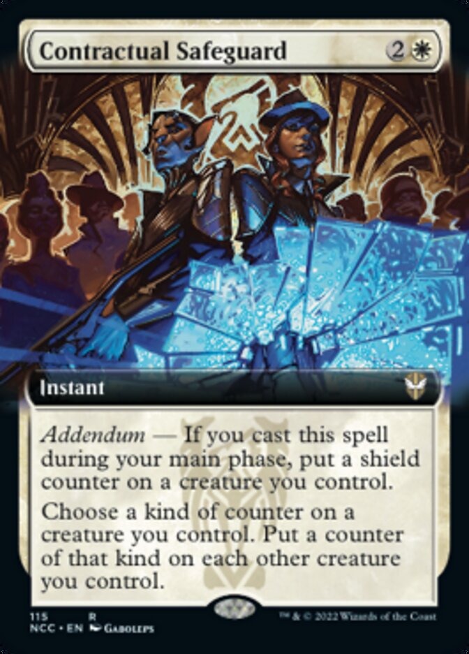 Contractual Safeguard (Extended Art) [Streets of New Capenna Commander] | Galaxy Games LLC