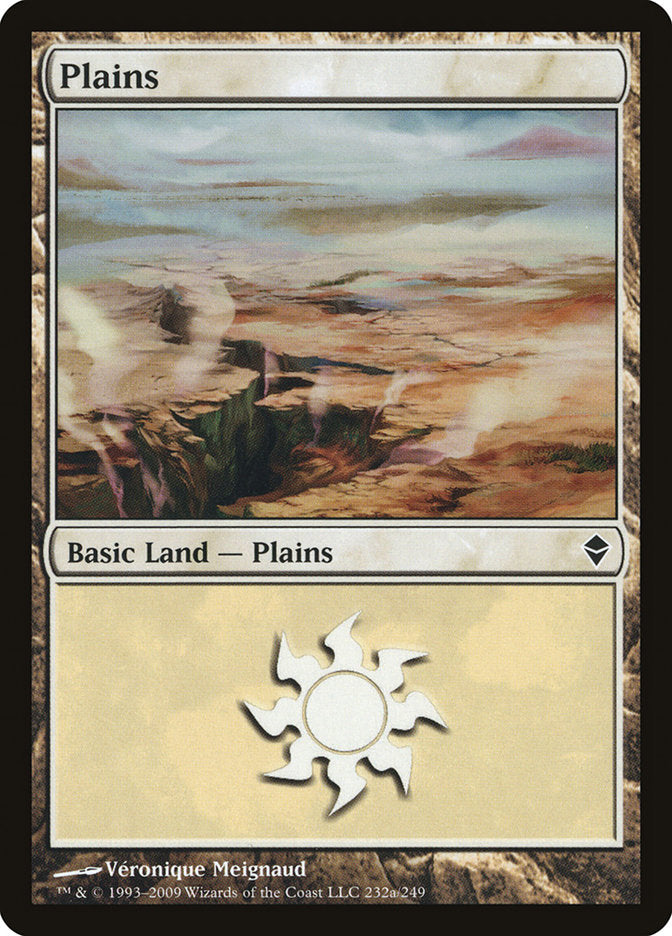 Plains (232a) [Zendikar] | Galaxy Games LLC